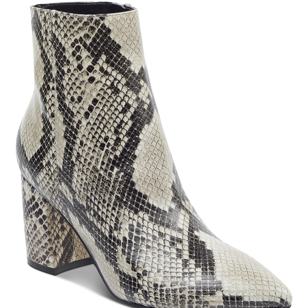 Marc fisher retire snakeskin booties. Size 9.5